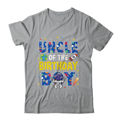 Uncle Of The Birthday Boy Space Astronaut Family Birthday Shirt & Hoodie | teecentury