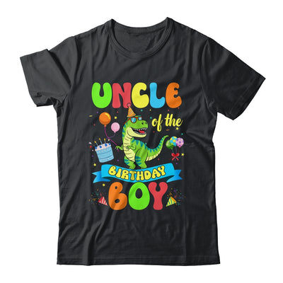 Uncle Of The Birthday Boy TRex Dinosaur Birthday Family Shirt & Hoodie | teecentury