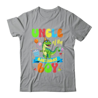 Uncle Of The Birthday Boy TRex Dinosaur Birthday Family Shirt & Hoodie | teecentury