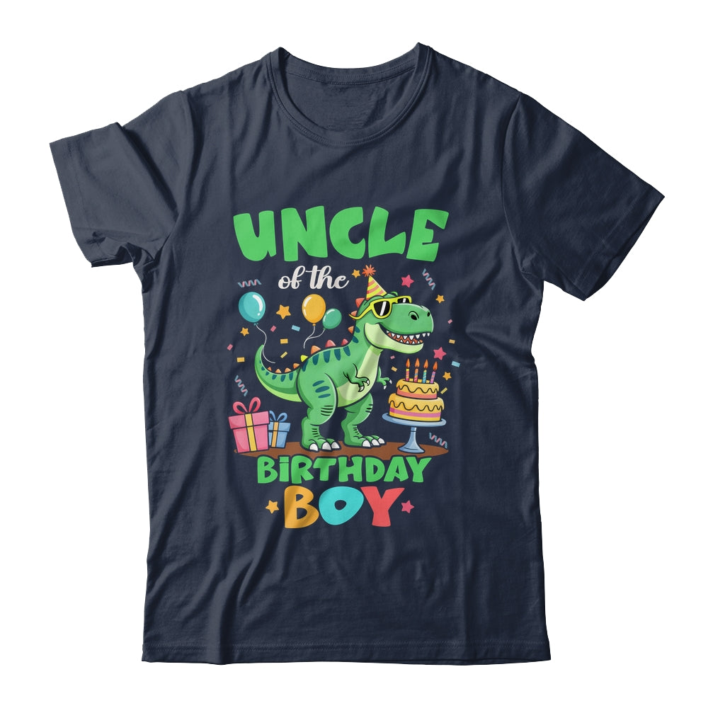 Uncle Of The Birthday Boy T Rex Dinosaur Family Party Shirt & Hoodie | teecentury