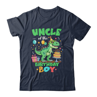 Uncle Of The Birthday Boy T Rex Dinosaur Family Party Shirt & Hoodie | teecentury