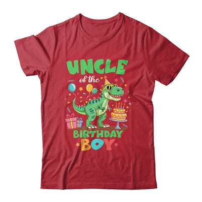 Uncle Of The Birthday Boy T Rex Dinosaur Family Party Shirt & Hoodie | teecentury