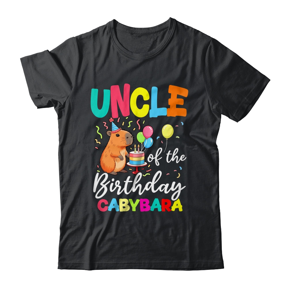 Uncle Of The Birthday Capybara Girl Bday Party Family Shirt & Hoodie | teecentury