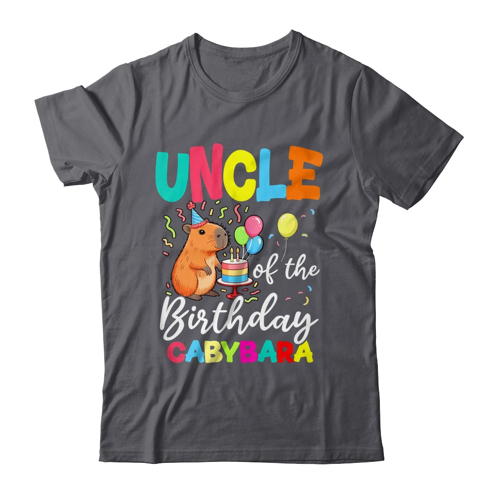 Uncle Of The Birthday Capybara Girl Bday Party Family Shirt & Hoodie | teecentury