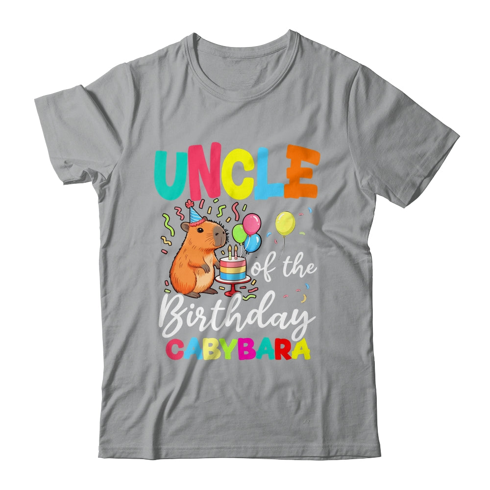 Uncle Of The Birthday Capybara Girl Bday Party Family Shirt & Hoodie | teecentury