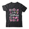 Uncle Of The Birthday Cow Girl Western Cowgirl 1st Birthday Shirt & Hoodie | teecentury