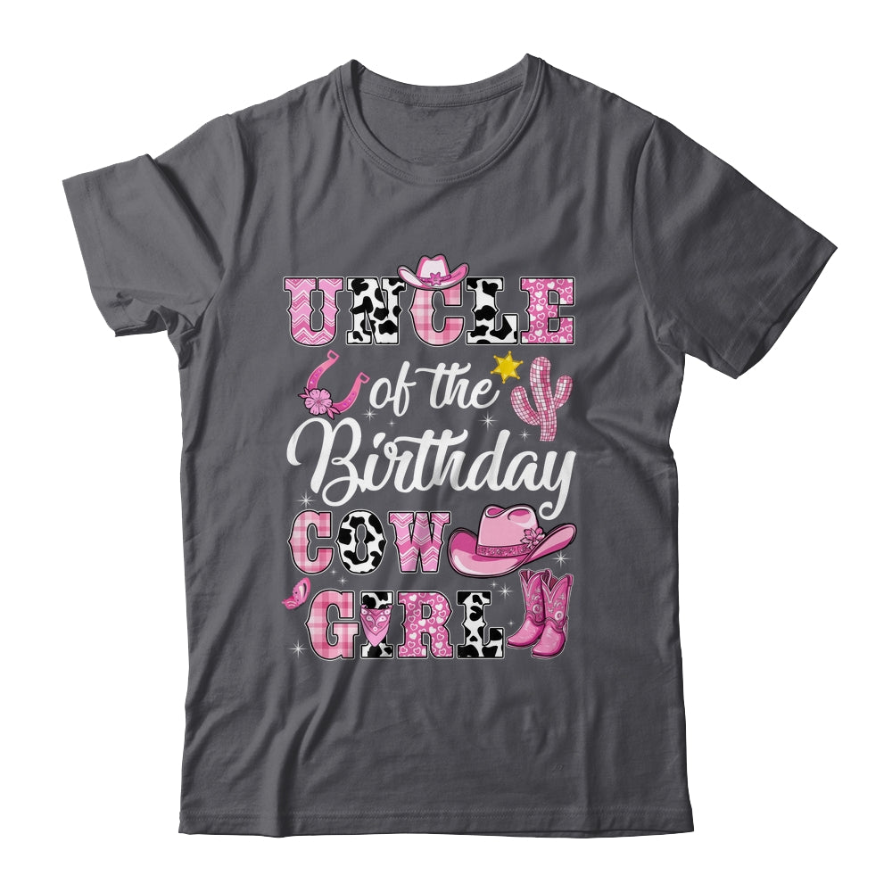 Uncle Of The Birthday Cow Girl Western Cowgirl 1st Birthday Shirt & Hoodie | teecentury