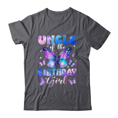 Uncle Of The Birthday Girl Butterfly Family Matching Shirt & Hoodie | teecentury