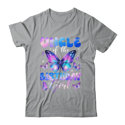 Uncle Of The Birthday Girl Butterfly Family Matching Shirt & Hoodie | teecentury