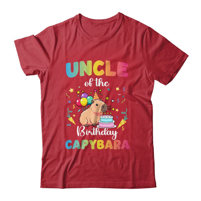 Uncle Of The Birthday Girl Capybara Bday Party Family Shirt & Hoodie | teecentury