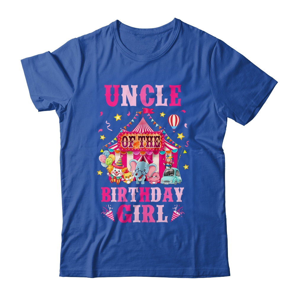 Uncle Of The Birthday Girl Circus Carnival Family Party Shirt & Hoodie | teecentury