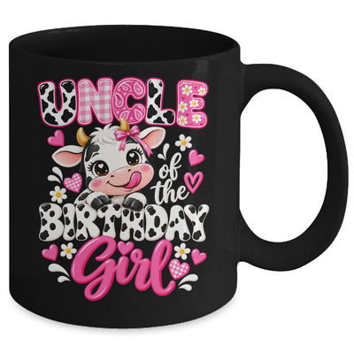 Uncle Of The Birthday Girl Cow 1St Birthday Family Farm Mug | teecentury