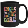 Uncle Of The Birthday Girl Groovy Party 1st Birthday Girl Mug | teecentury