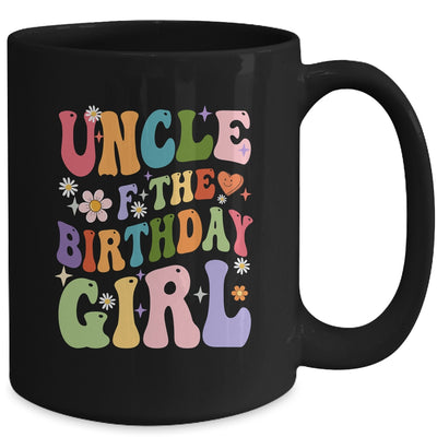 Uncle Of The Birthday Girl Groovy Party 1st Birthday Girl Mug | teecentury