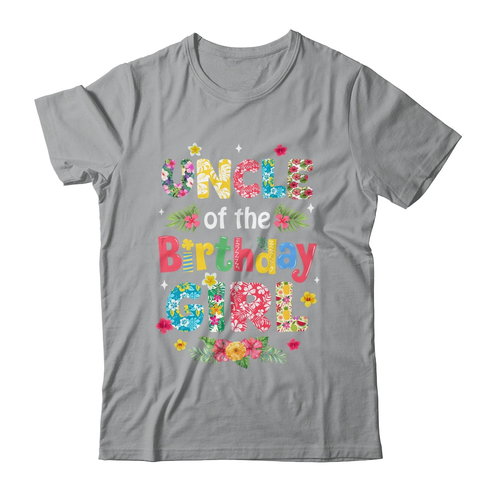 Uncle Of The Birthday Girl Hawaii Family Party Decor Shirt & Hoodie | teecentury
