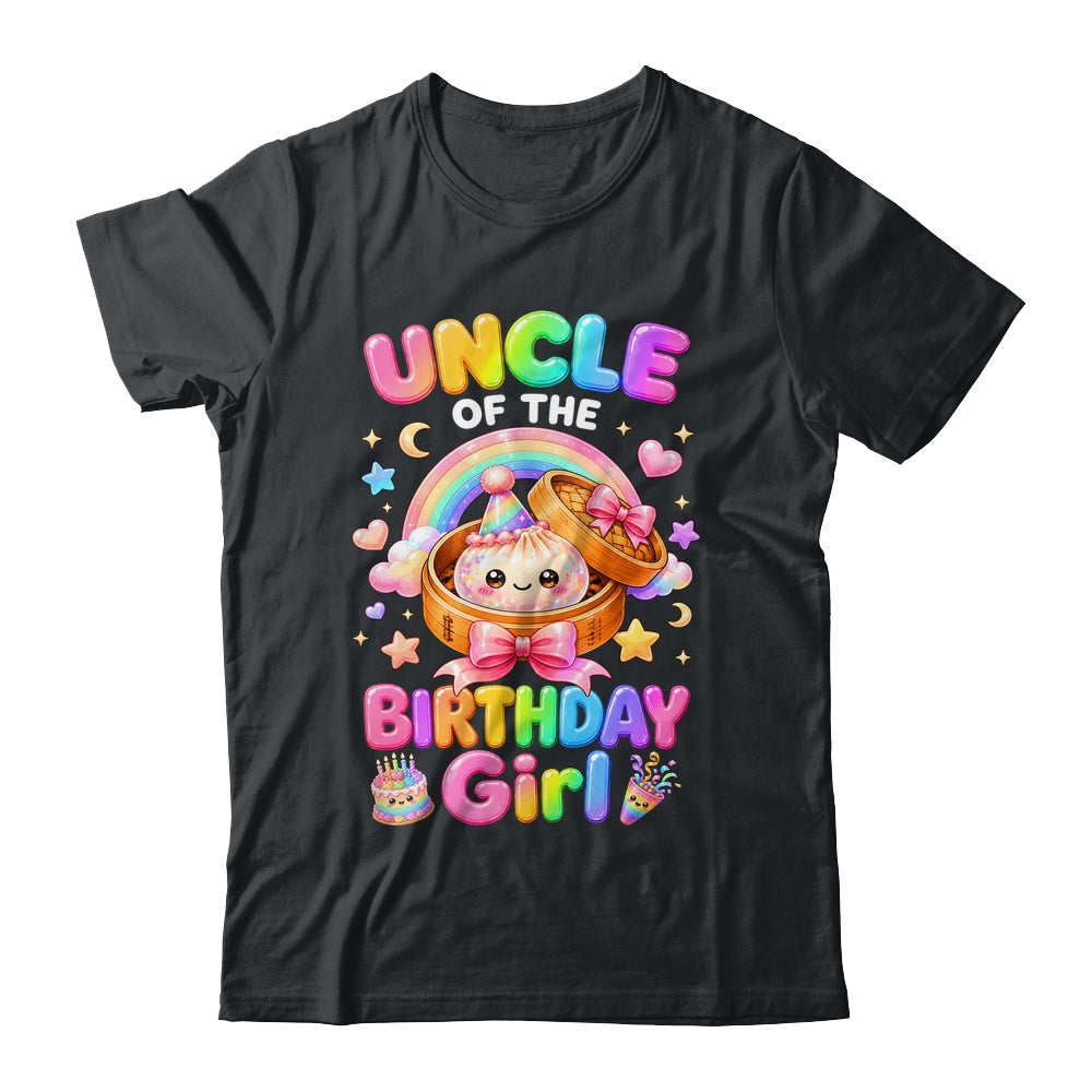 Uncle Of The Birthday Girl Kawaii Dumpling Squishy Family Shirt & Hoodie | teecentury
