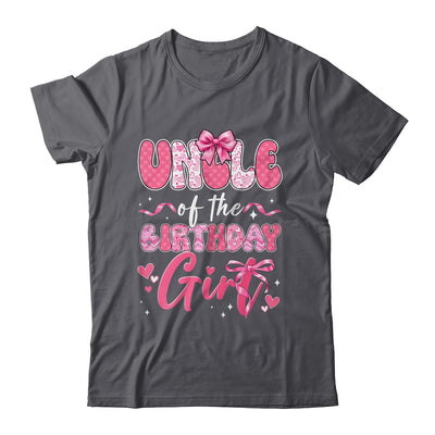 Uncle Of The Birthday Girl Pink Coquette Bow Family Shirt & Hoodie | teecentury