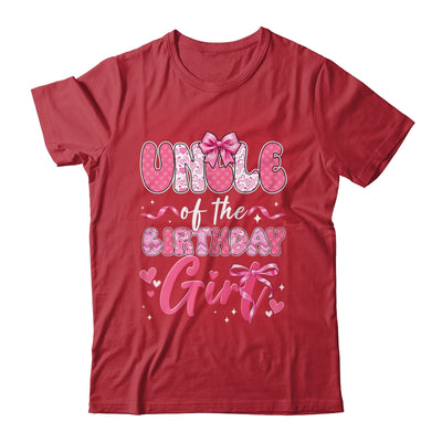 Uncle Of The Birthday Girl Pink Coquette Bow Family Shirt & Hoodie | teecentury