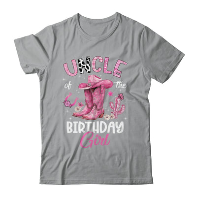 Uncle Of The Birthday Girl Pink Cowgirl Western Cow Girl Shirt & Hoodie | teecentury