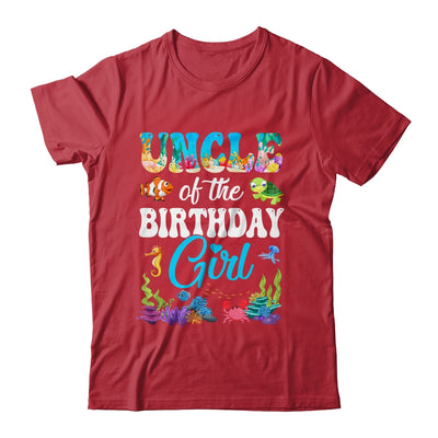 Uncle Of The Birthday Girl Sea Fish Ocean Aquarium Party Shirt & Hoodie | teecentury