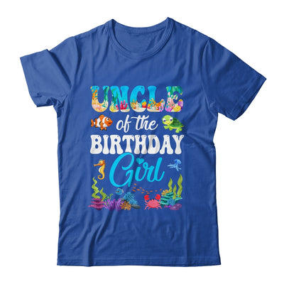 Uncle Of The Birthday Girl Sea Fish Ocean Aquarium Party Shirt & Hoodie | teecentury