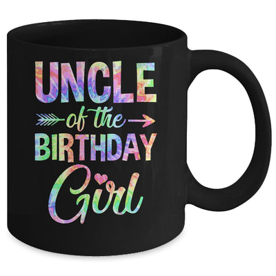 Uncle Of The Birthday Girl Tie Dye 1st Birthday Girl Family Mug | teecentury