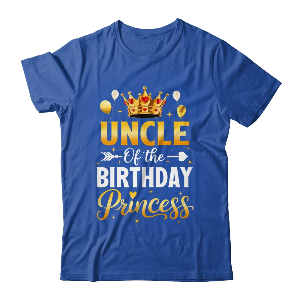 Uncle Of The Birthday Princess Birthday Girl Family Kid Shirt & Hoodie | teecentury