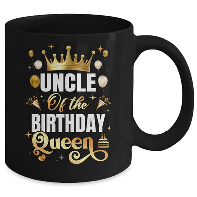 Uncle Of The Birthday Queen Funny Matching Birthday Party Mug | teecentury