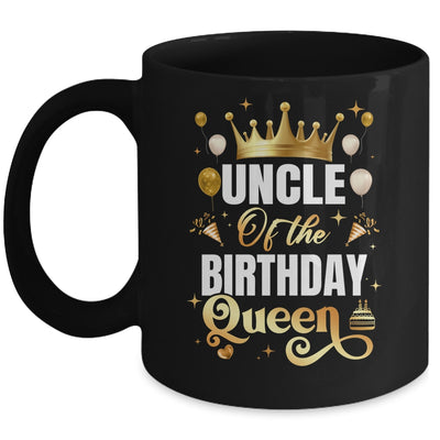 Uncle Of The Birthday Queen Funny Matching Birthday Party Mug | teecentury