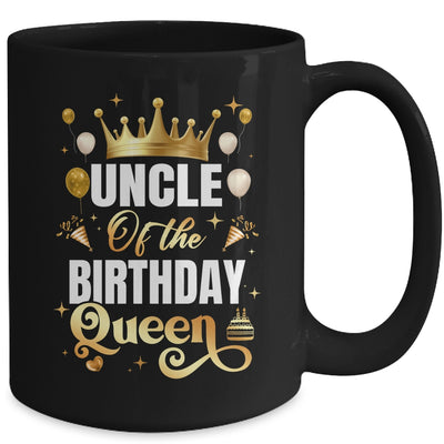Uncle Of The Birthday Queen Funny Matching Birthday Party Mug | teecentury