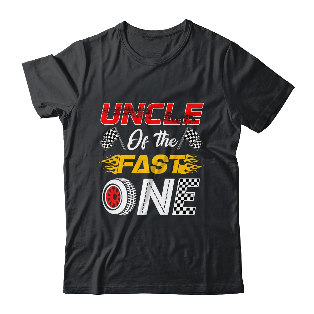 Uncle Of The Fast One 1st Birthday Race Car Family Shirt & Hoodie | teecentury