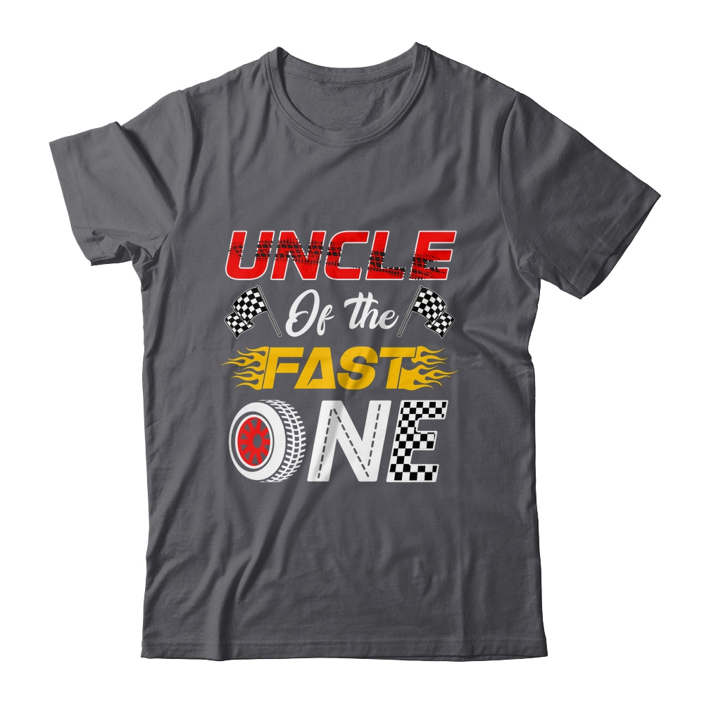 Uncle Of The Fast One 1st Birthday Race Car Family Shirt & Hoodie | teecentury
