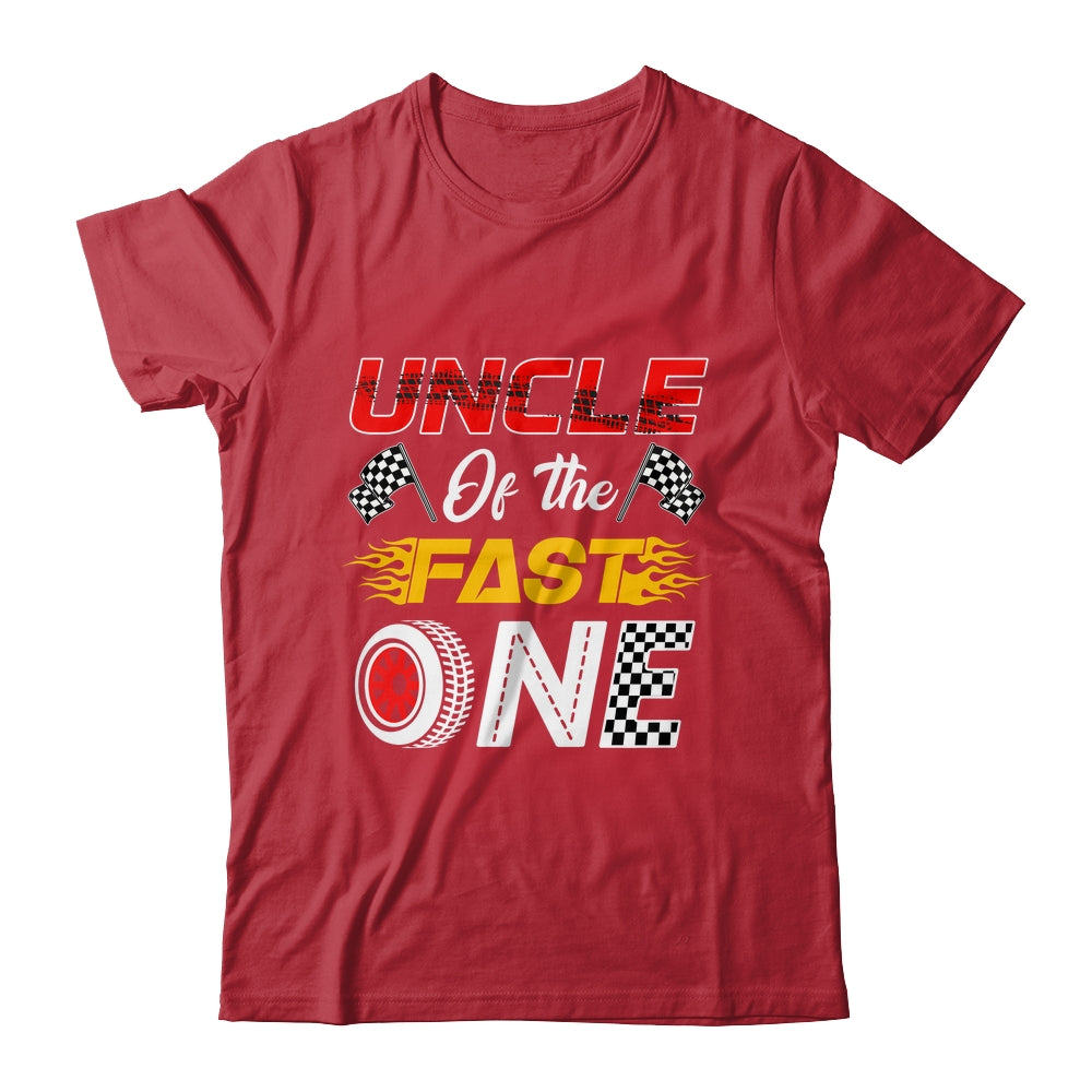 Uncle Of The Fast One 1st Birthday Race Car Family Shirt & Hoodie | teecentury