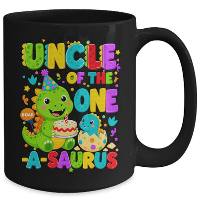Uncle Of The One-A-Saurus 1St Birthday Boy T-Rex Dinosaur Mug | teecentury