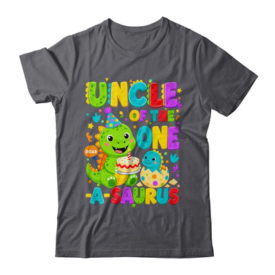 Uncle Of The One-A-Saurus 1St Birthday Boy T-Rex Dinosaur Shirt & Hoodie | teecentury
