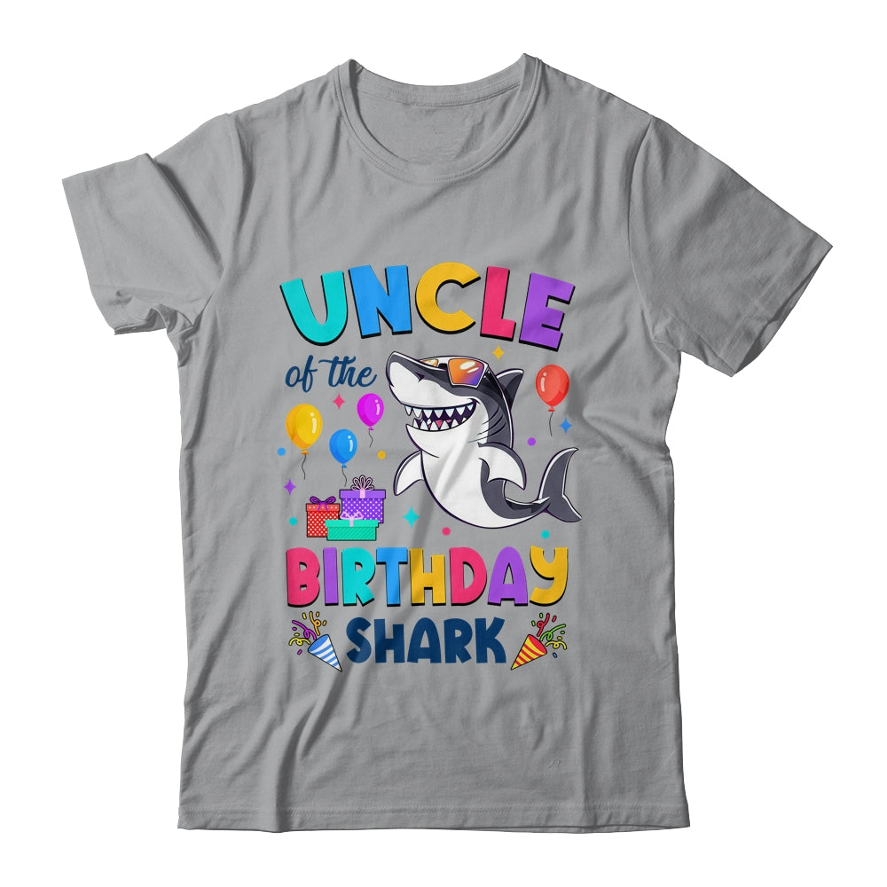 Uncle Of The Shark Birthday Family Matching Party Kids Shirt & Hoodie | teecentury