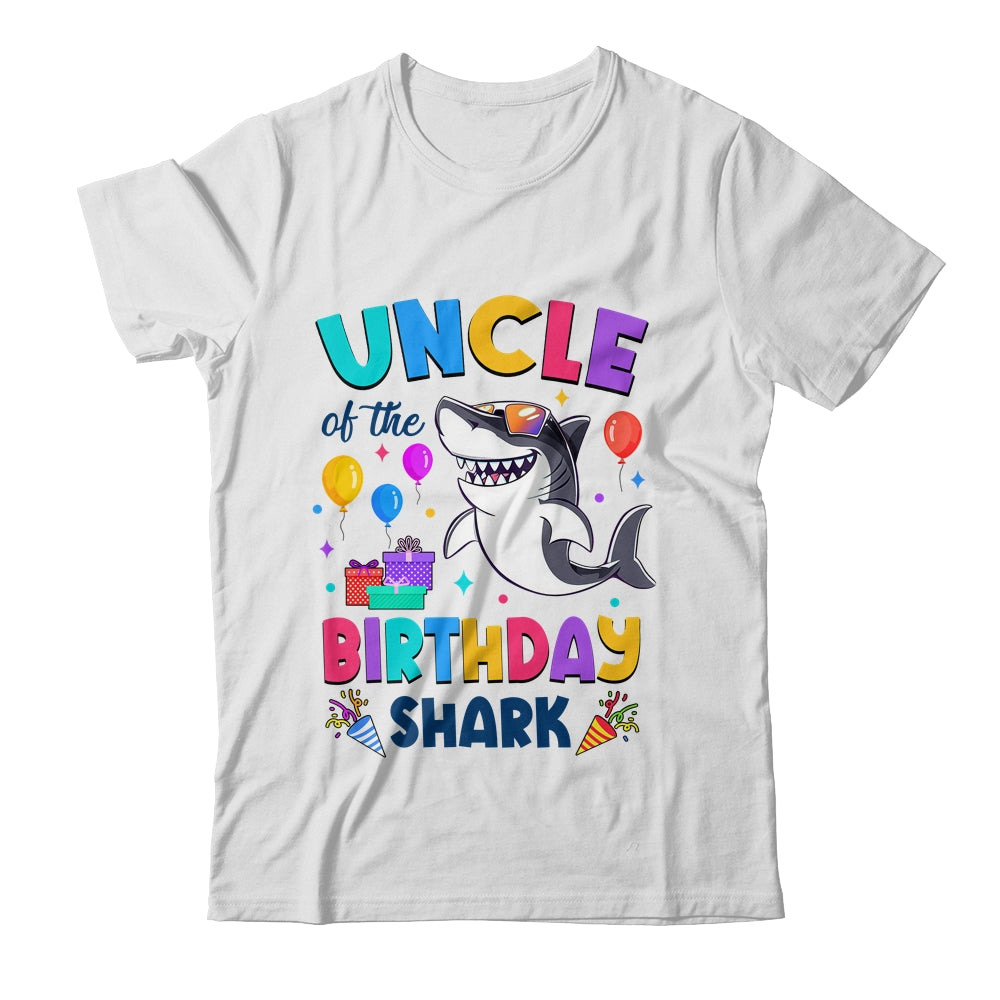 Uncle Of The Shark Birthday Family Matching Party Kids Shirt & Hoodie | teecentury