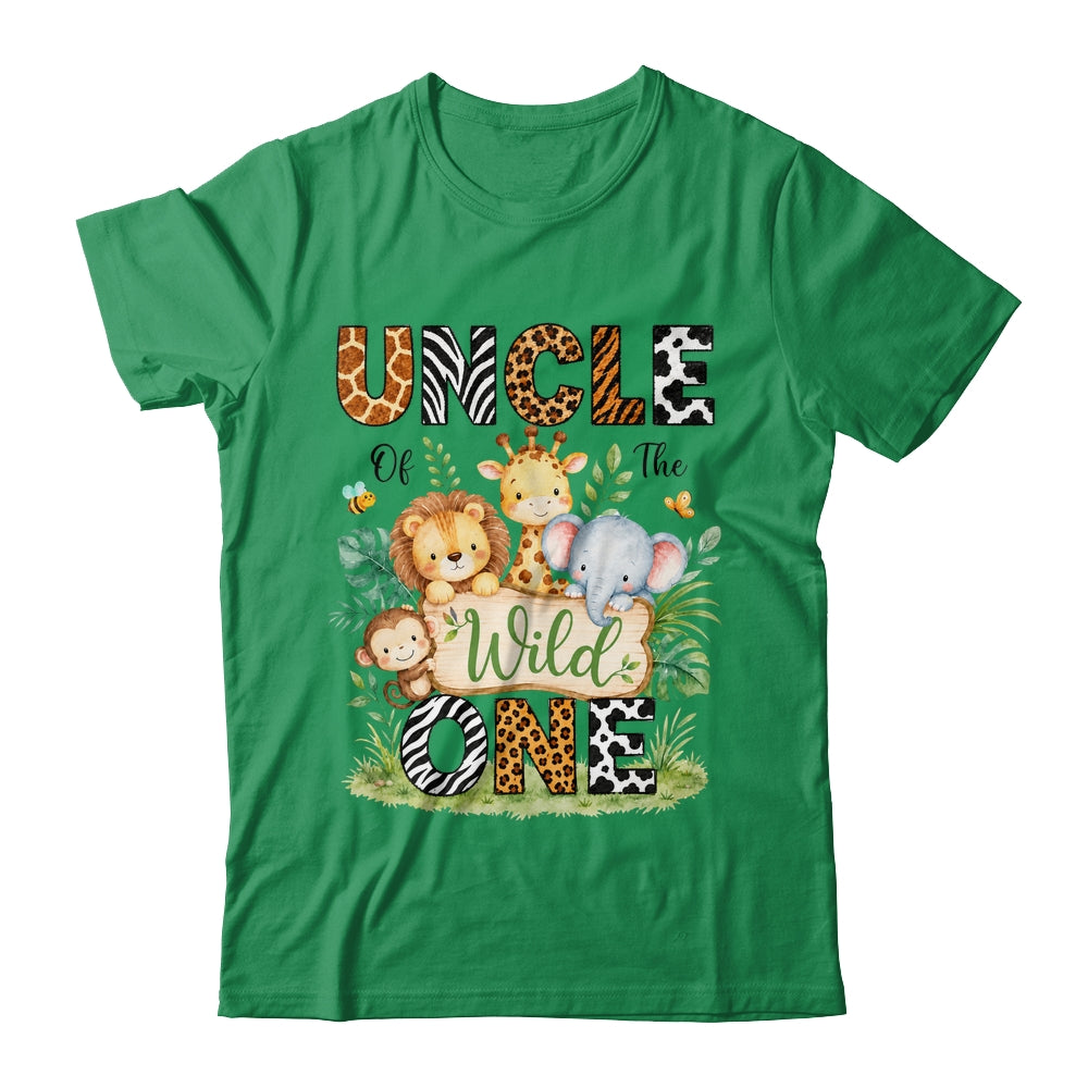 Uncle Of The Wild One First Birthday Boy Jungle Safari Shirt & Hoodie | teecentury