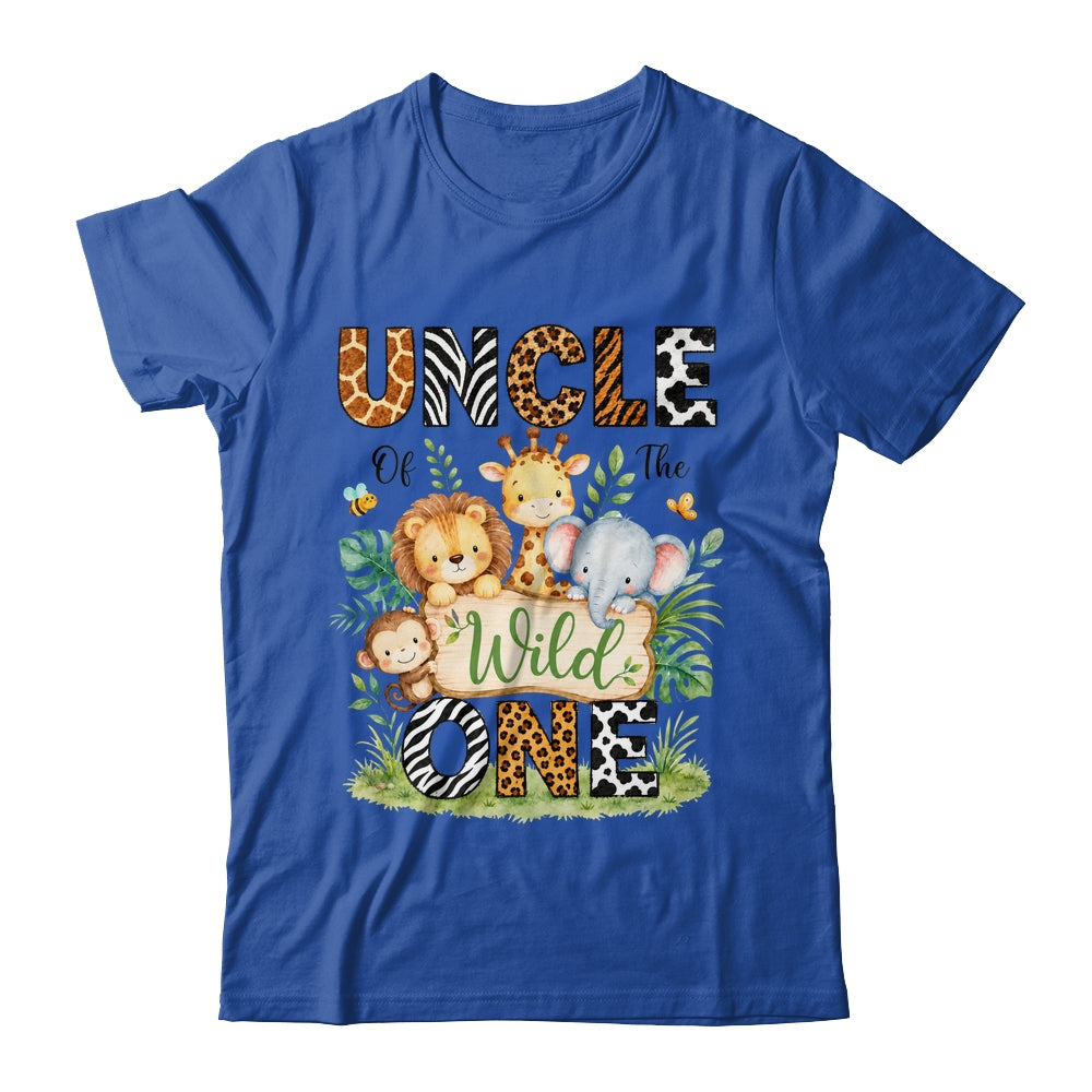 Uncle Of The Wild One First Birthday Boy Jungle Safari Shirt & Hoodie | teecentury