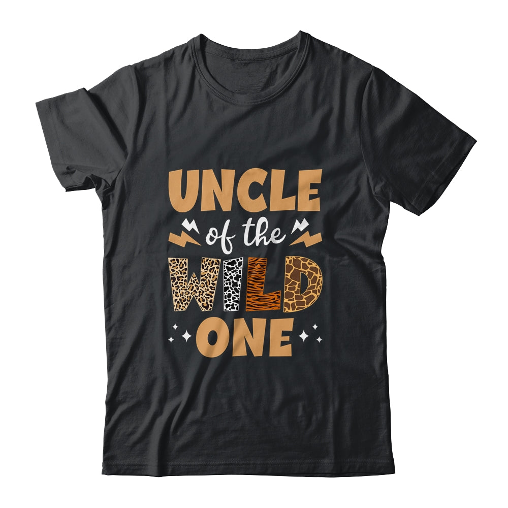 Uncle Of Wild One Jungle 1st Birthday Party Leopard Shirt & Hoodie | teecentury