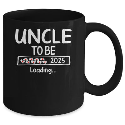 Uncle To Be 2025 Loading Promoted To Uncle Est 2025 Mug | teecentury