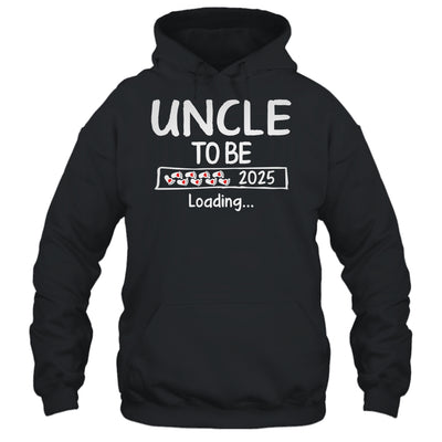 Uncle To Be 2025 Loading Promoted To Uncle Est 2025 Shirt & Hoodie | teecentury