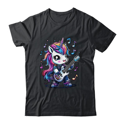 Unicorn Rock & Roll Guitar Rockin Music Guitarist Girl Women Shirt & Tank Top | teecentury
