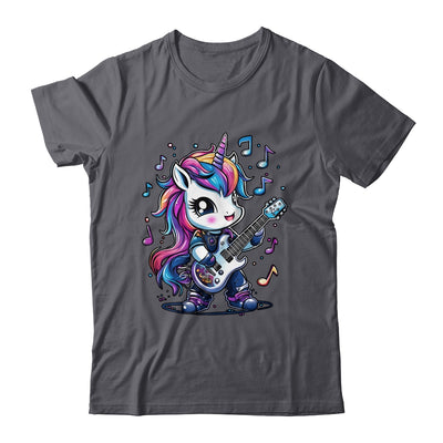 Unicorn Rock & Roll Guitar Rockin Music Guitarist Girl Women Shirt & Tank Top | teecentury