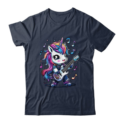 Unicorn Rock & Roll Guitar Rockin Music Guitarist Girl Women Shirt & Tank Top | teecentury