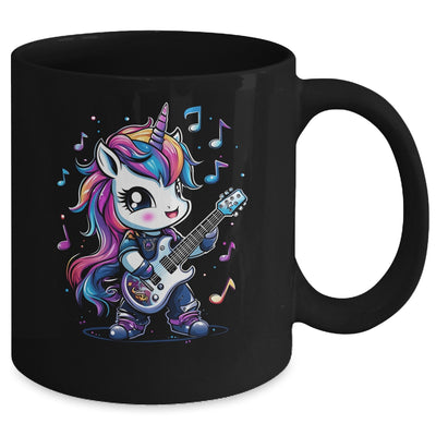 Unicorn Rock & Roll Guitar Rockin Music Guitarist Girl Women Mug | teecentury