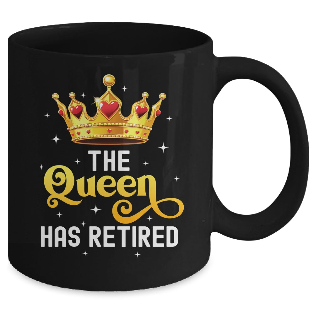 Unique Queen Has Retired Design For Women Grandma Retirement Mug | teecentury