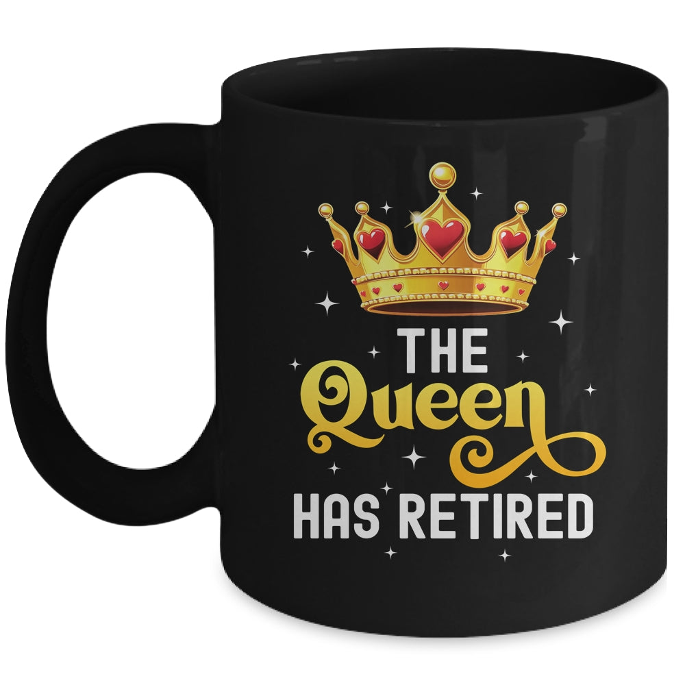Unique Queen Has Retired Design For Women Grandma Retirement Mug | teecentury