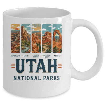 Utah National Parks Arches Bryce Canyon Zion Capitol Reef Mug | teecentury