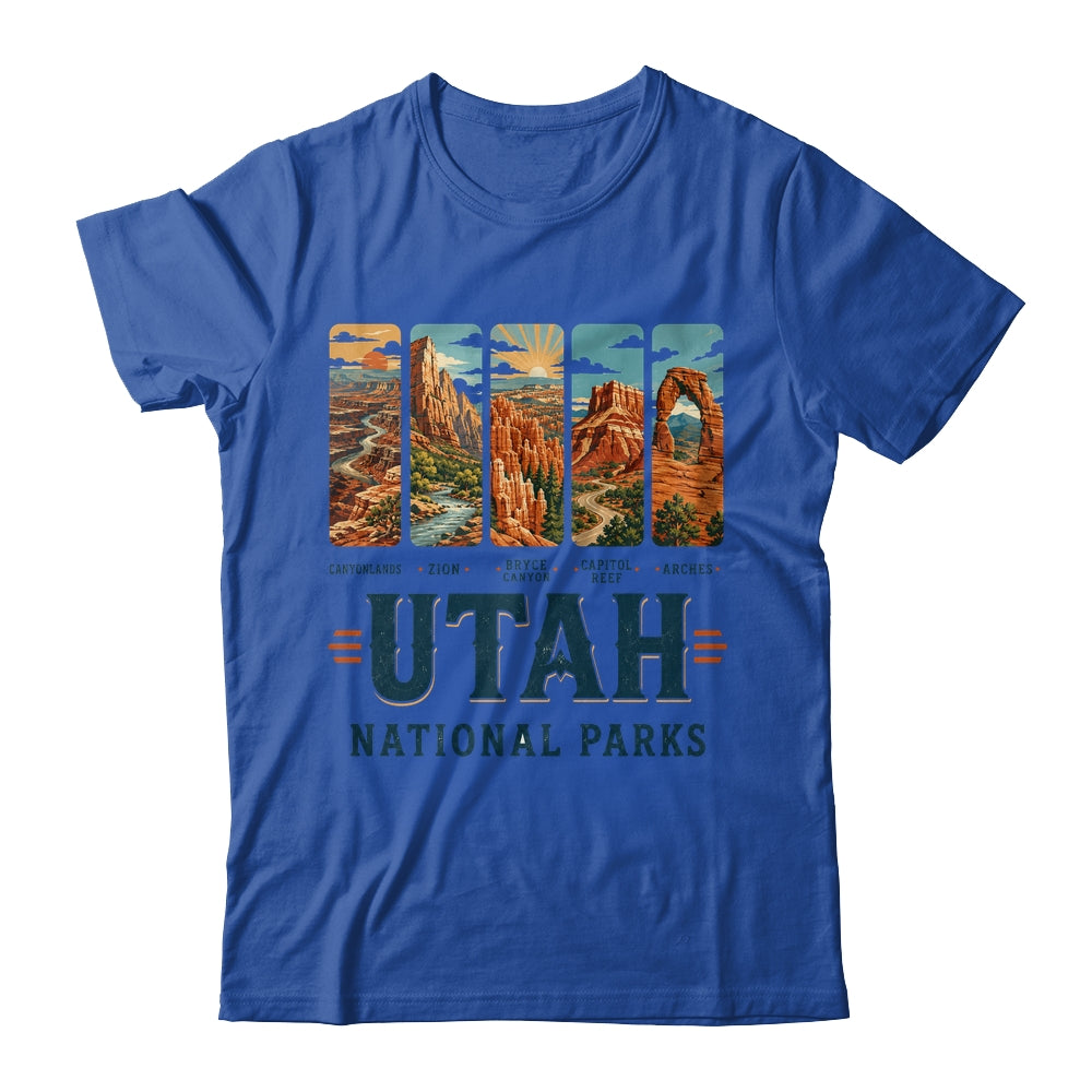 Utah National Parks Arches Bryce Canyon Zion Capitol Reef Shirt & Tank Top | teecentury